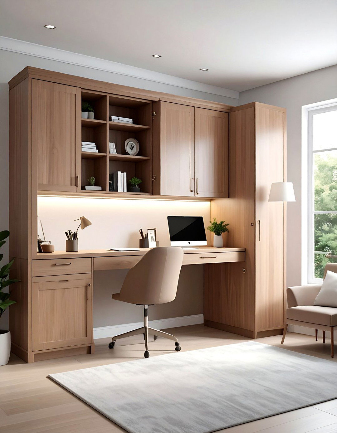 Hidden Office - 30 inspiring office ideas