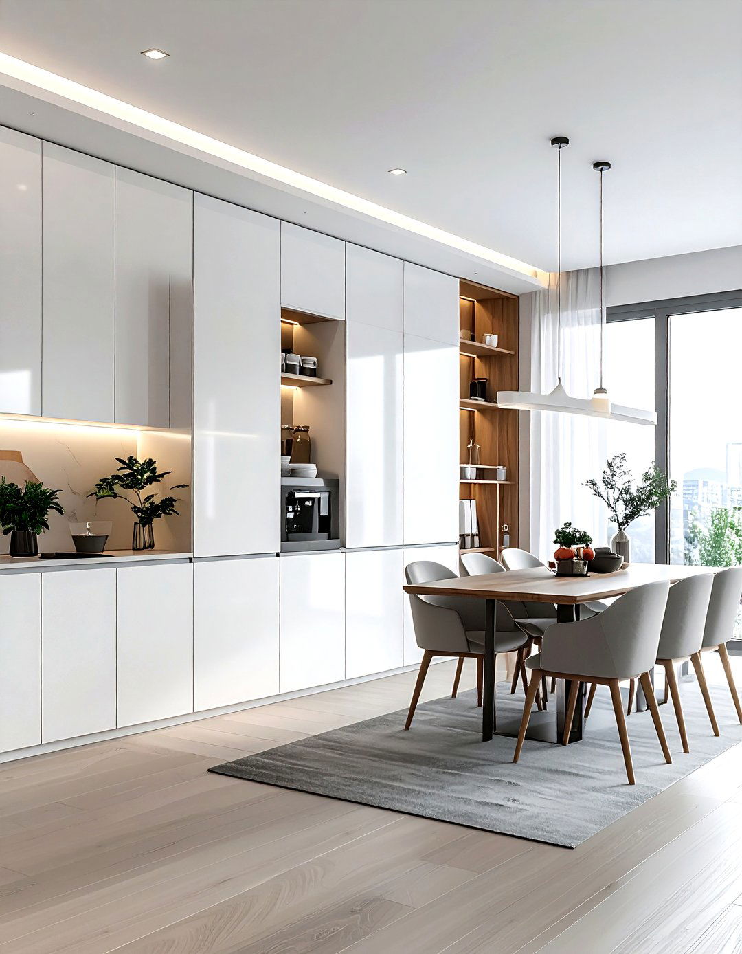 Hidden Pantry Wall - 30 dining room wall storage ideas