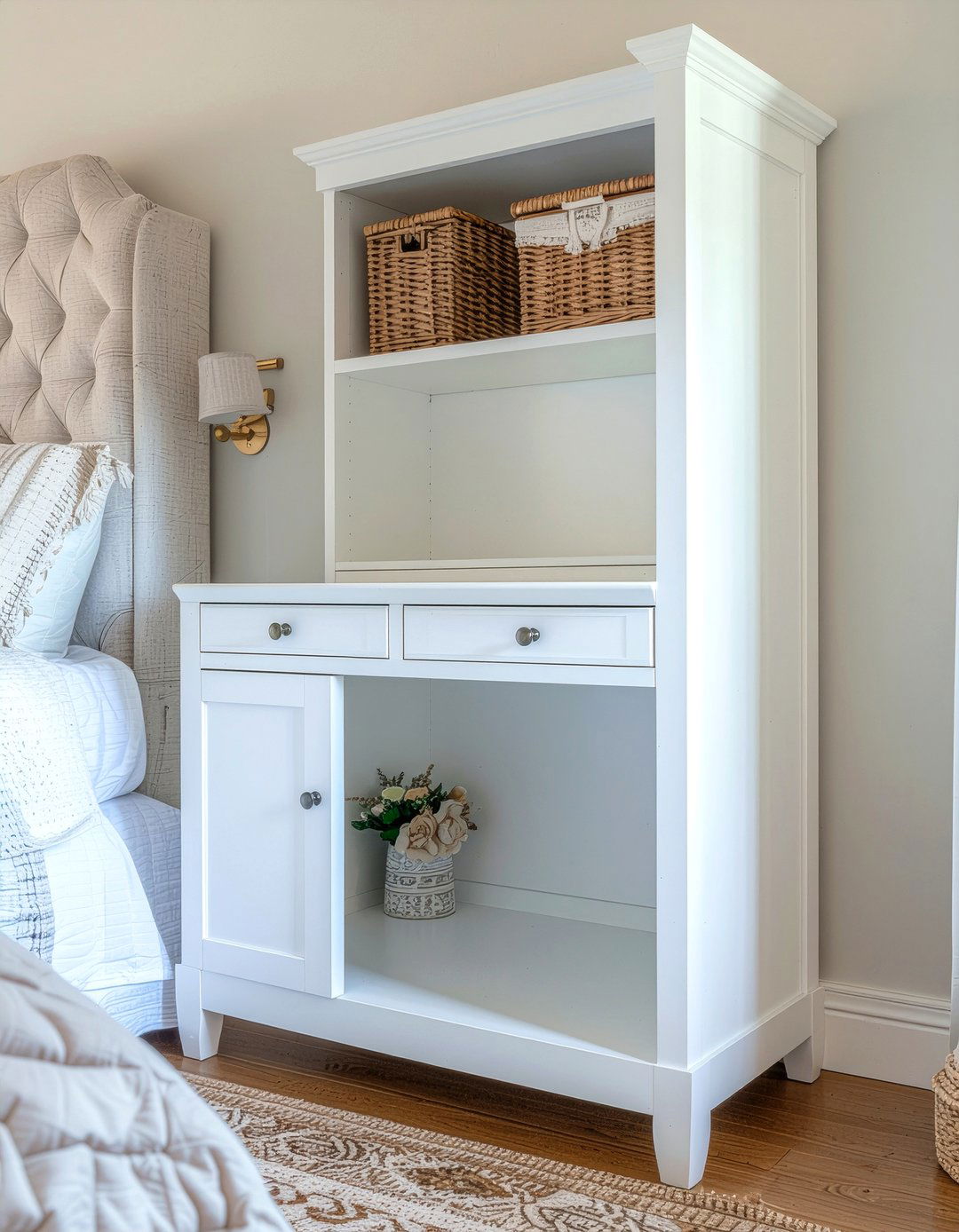 Hidden Sewing Desk - 30 bedroom sewing nook ideas