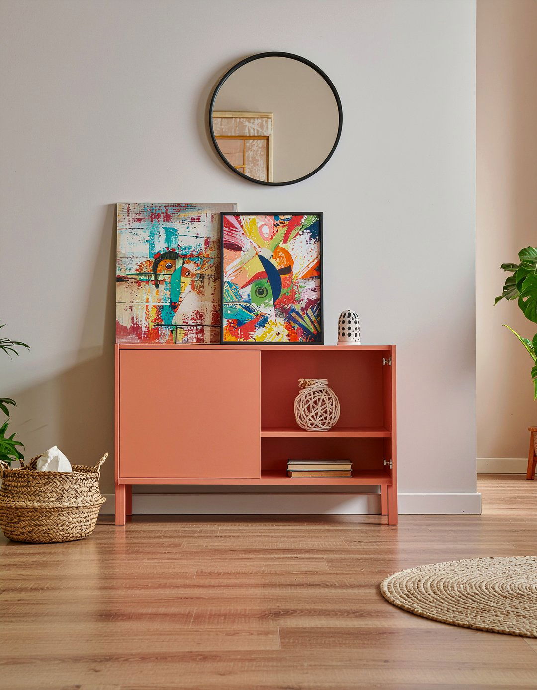 Hidden Storage Cabinet - 30 living room display cabinet ideas