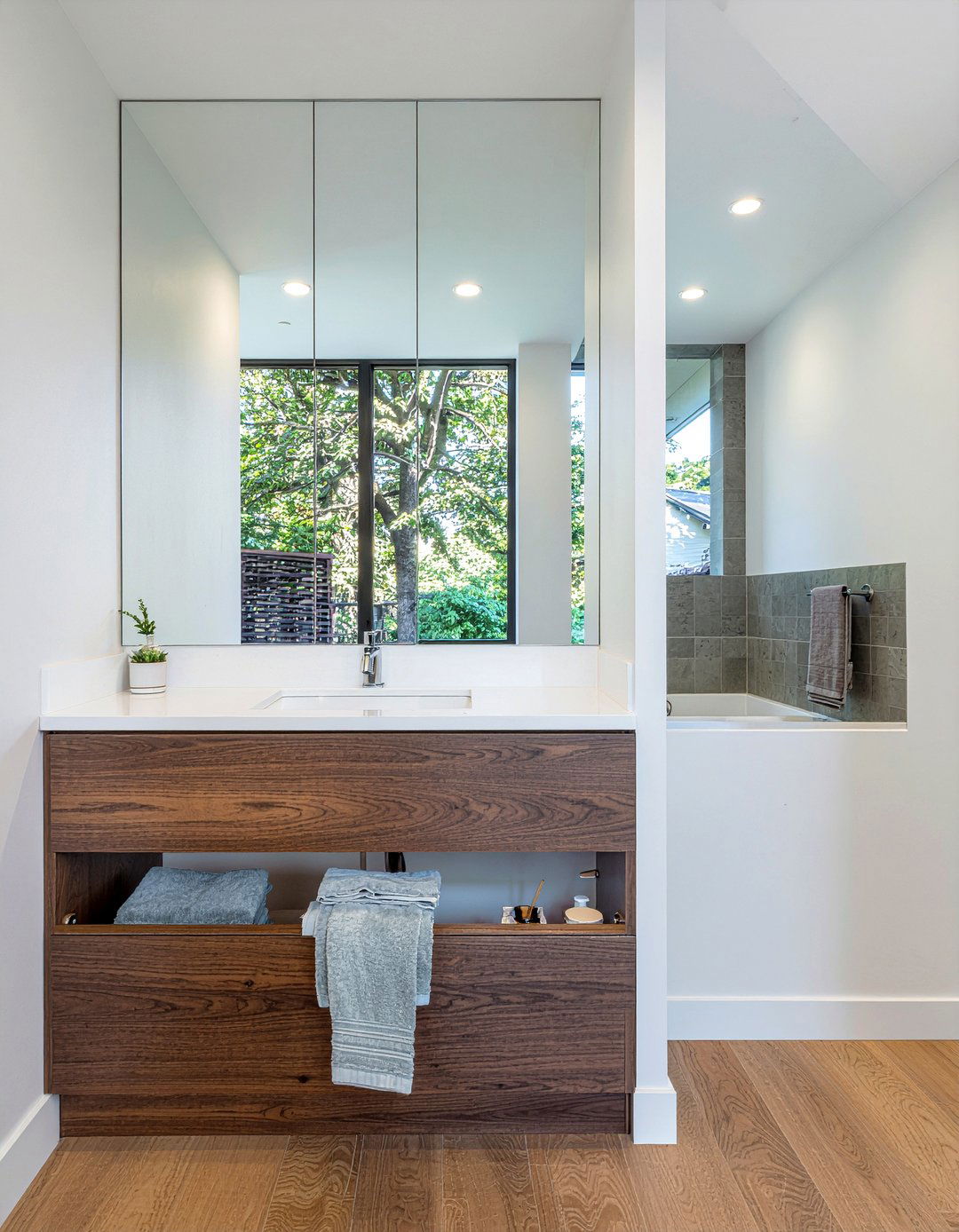 Hidden Storage Cabinet - 30 bedroom ensuite ideas