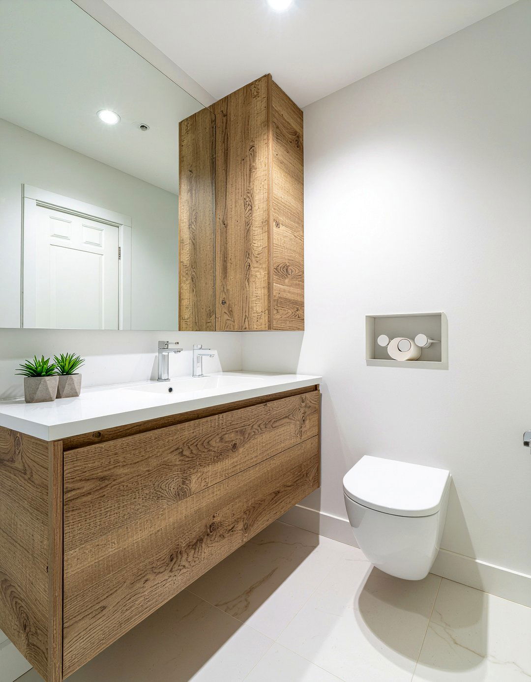 Hidden Storage Small Bathroom - 30 half bathroom ideas