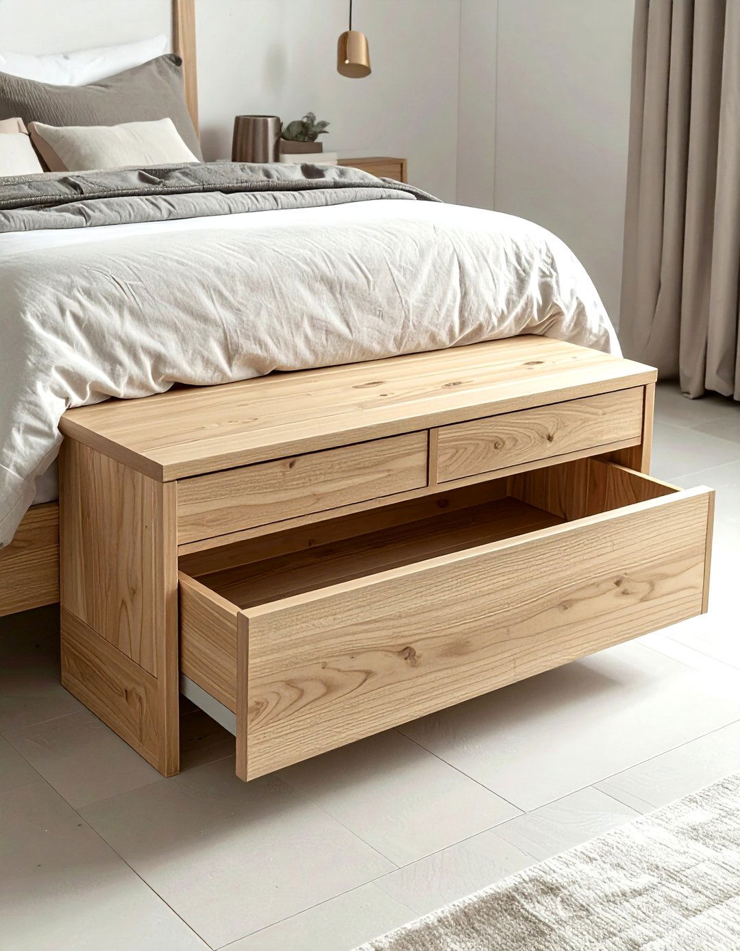 Hidden Storage Solution - 30 minimalist home decor ideas