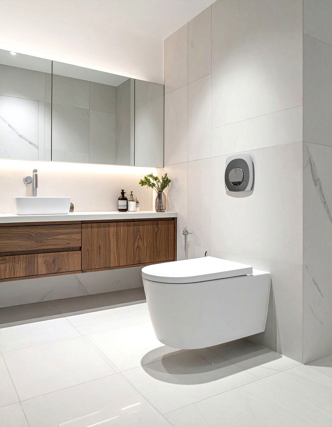 Hidden Tank System - 30 wall-hung toilet ideas