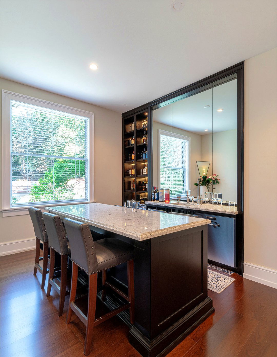 Hidden Wet Bar Behind Pocket Doors - 30 dining room wet bar ideas