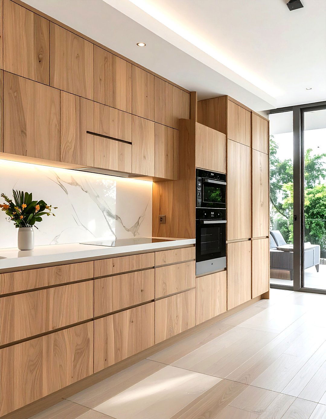 Hidden appliance cabinet panels - 30 kitchen character ideas