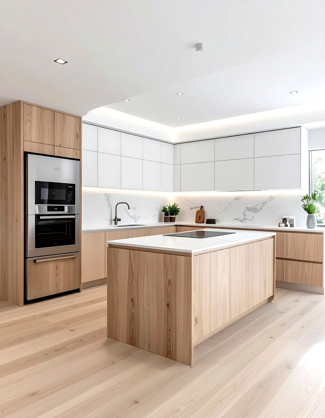 Hidden appliance kitchen - 30 inspiring kitchen ideas