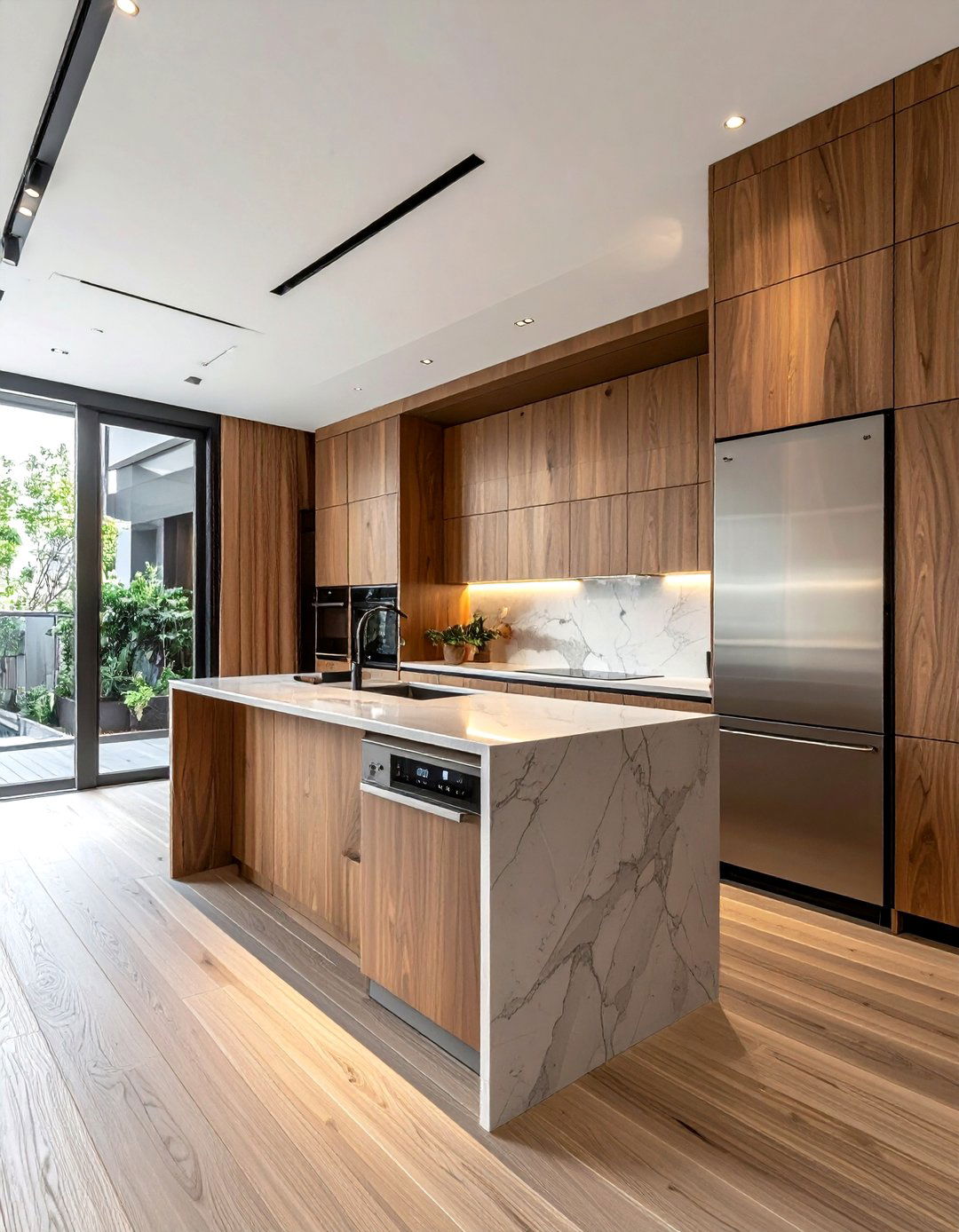 Hidden appliance kitchen - 30 polished kitchen ideas