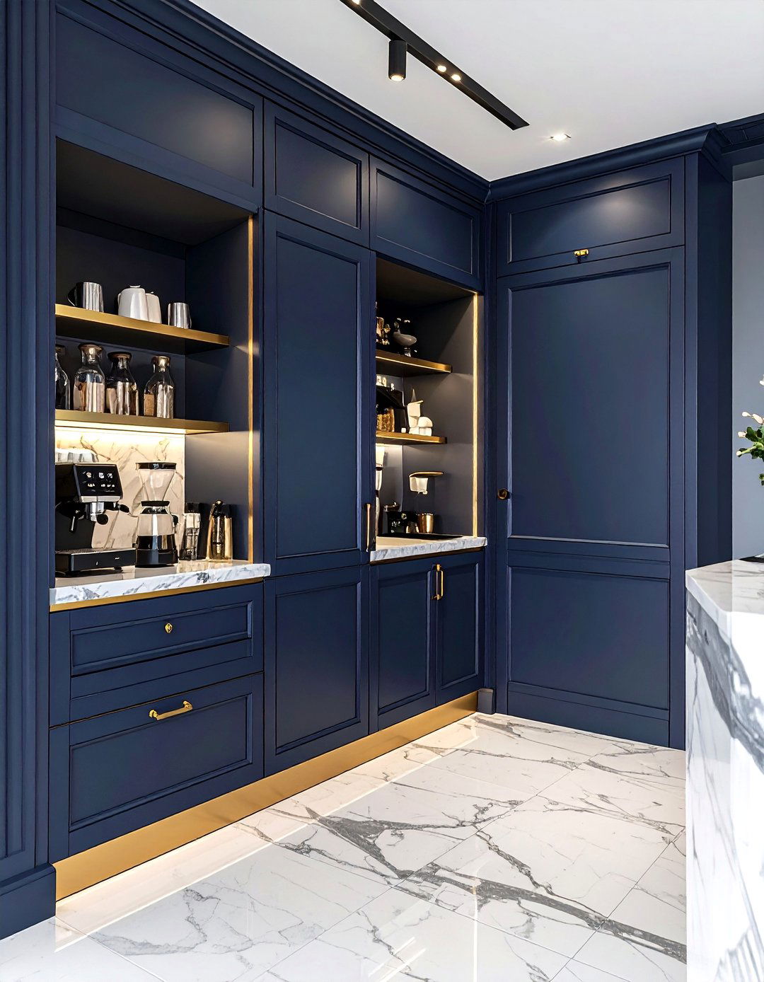 30 Trendy Coffee Station Kitchen Ideas for Your Morning Brew