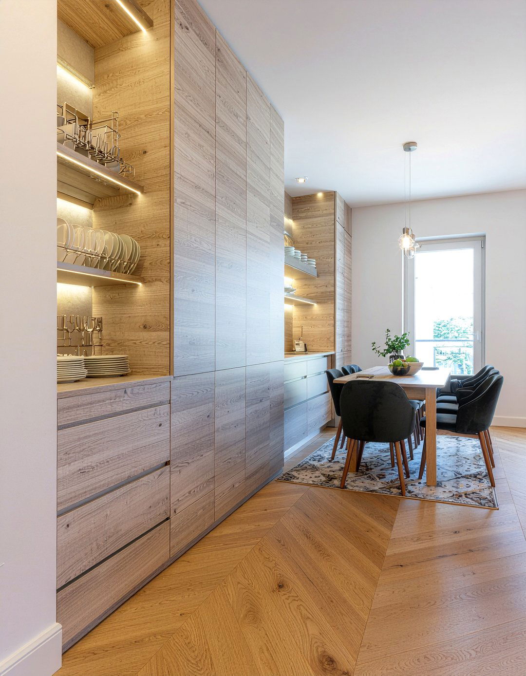 Hidden dining room storage cabinets - 30 dining room built-in cabinet ideas