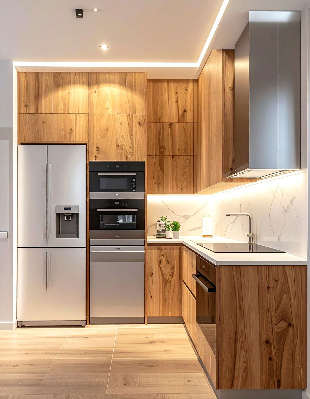 Hidden kitchen appliances - 30 ideal kitchen ideas