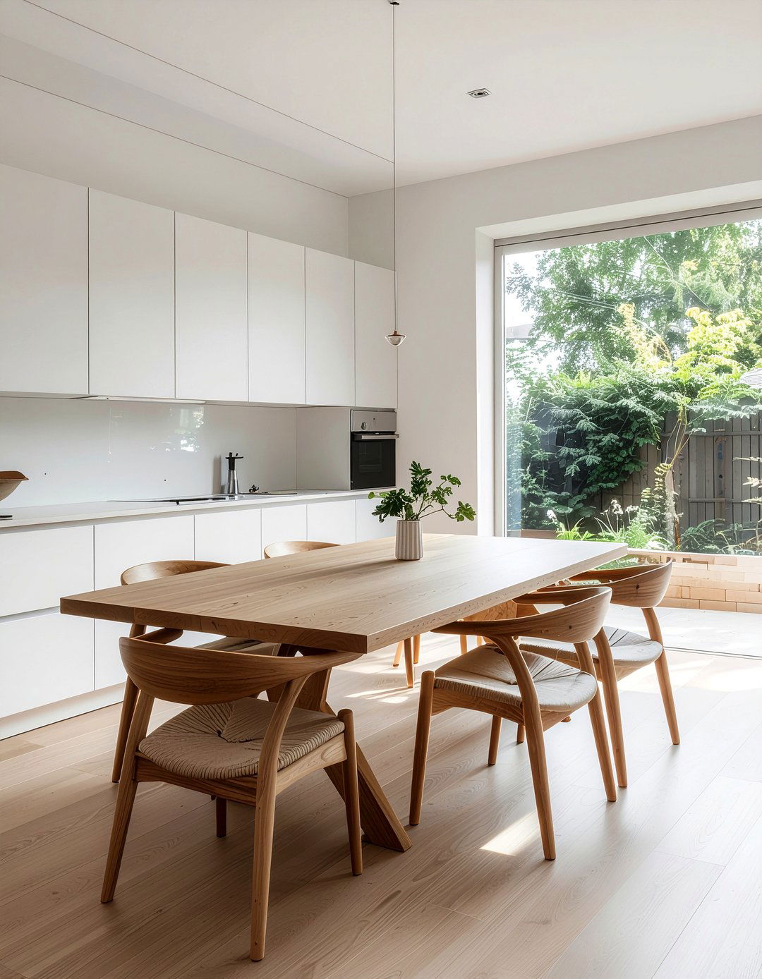 Hidden leaf dining table mechanism - 30 expandable dining room ideas