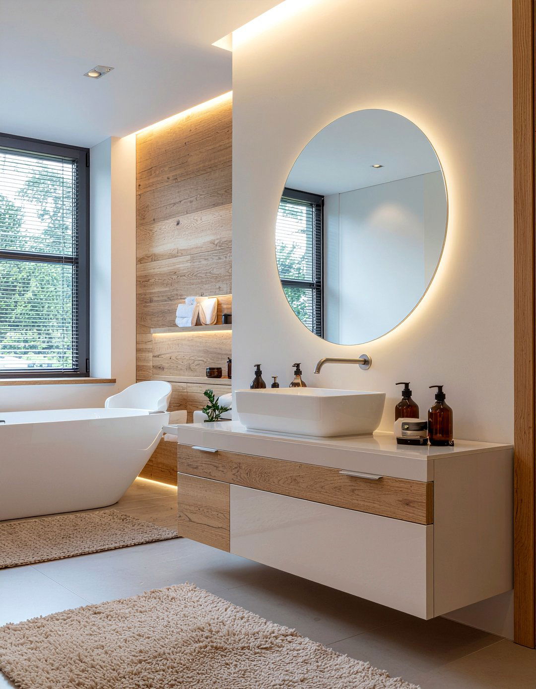 Hidden mirror cabinet - 30 bathroom clever storage ideas