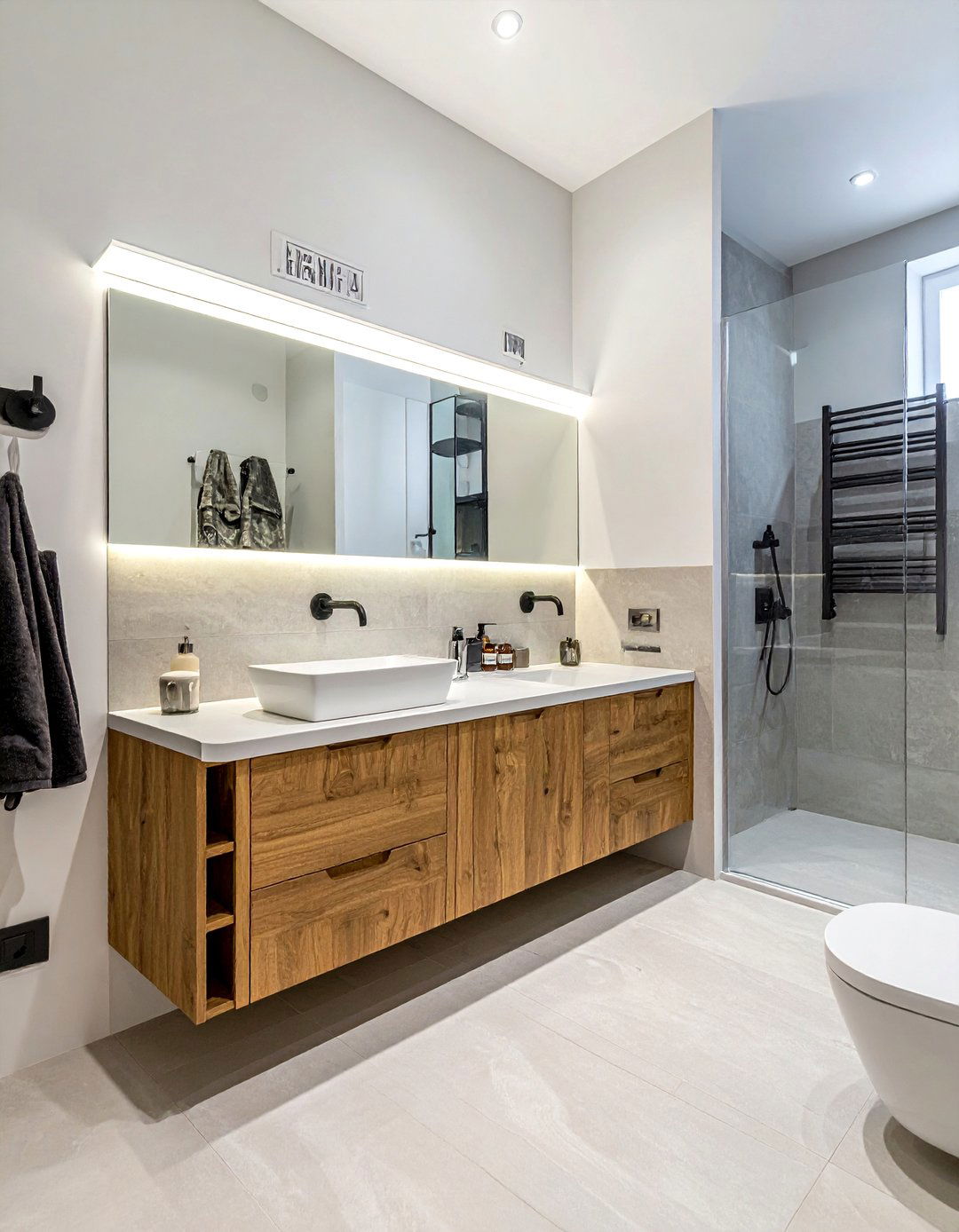 Hidden storage bathroom vanity - 30 DIY bathroom vanity ideas