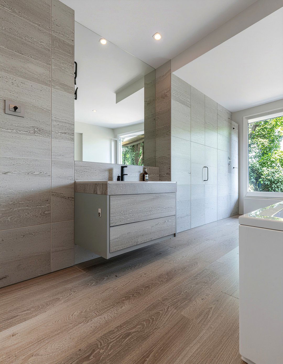 Hidden storage bathroom - 30 bathroom total transformation ideas