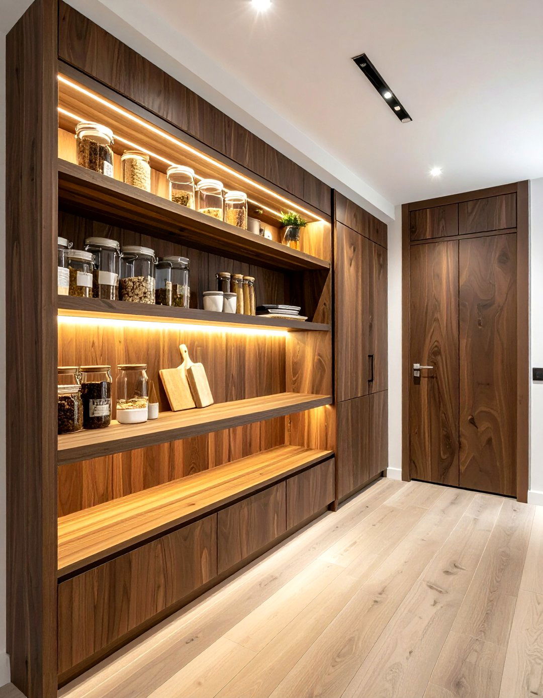 Hidden walk in pantry - 30 refined kitchen ideas