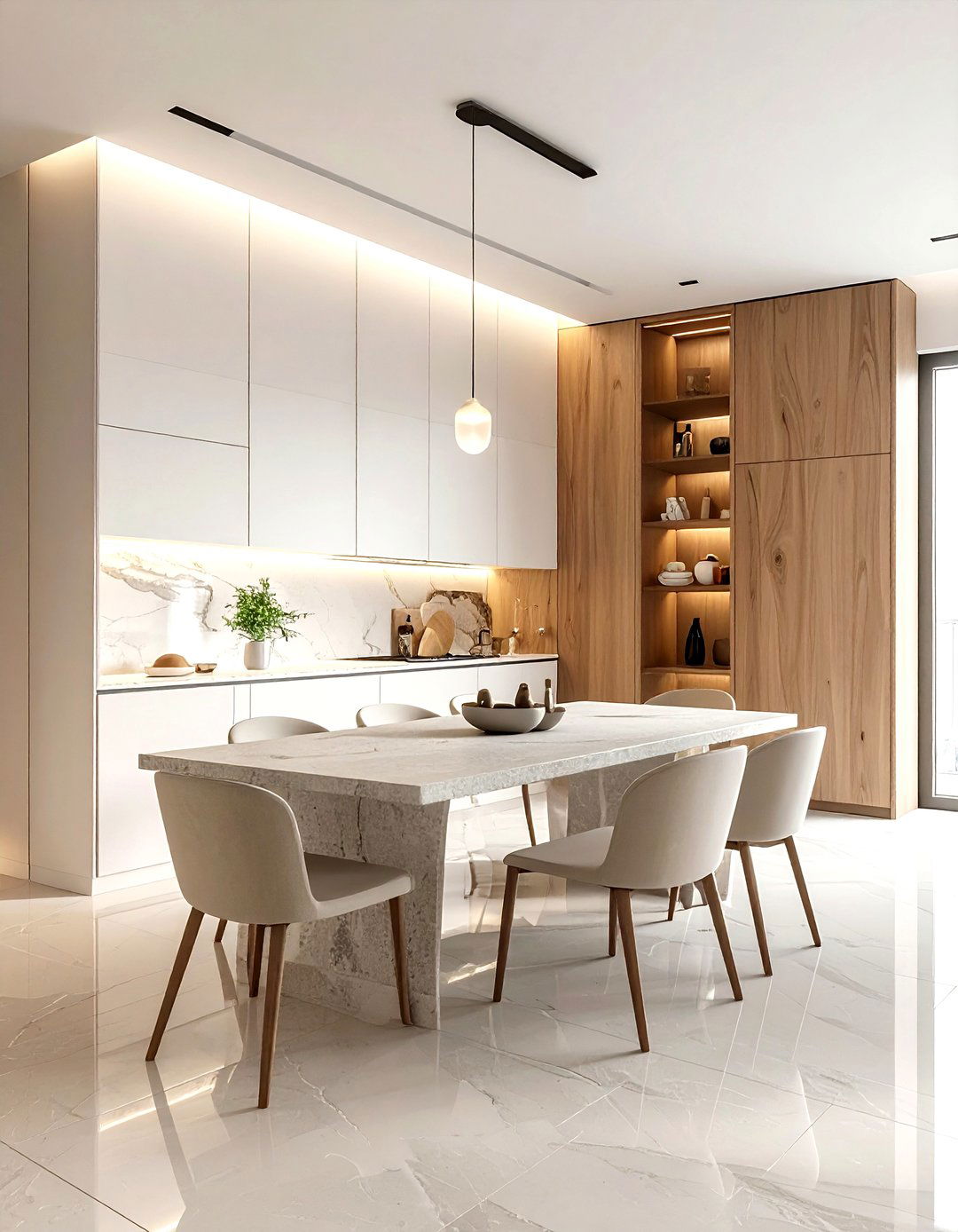 Hidden wall storage - 30 dining room clever storage ideas