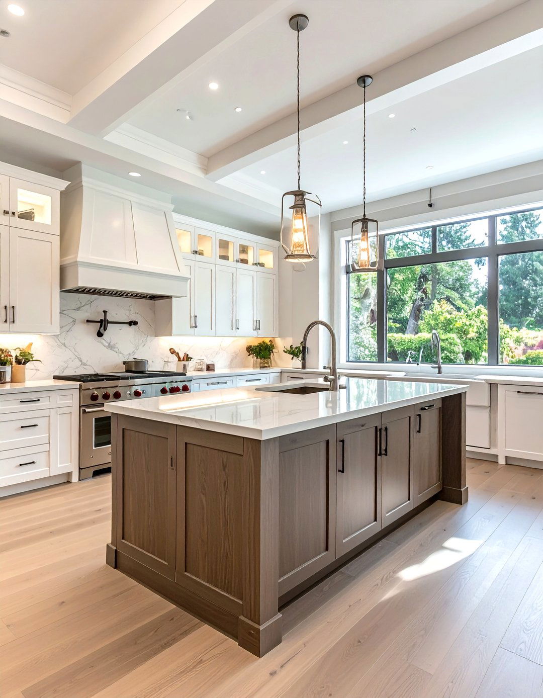 High Arc Pot Filler - 30 pot filler kitchen ideas