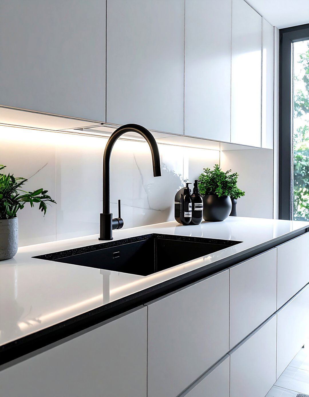 High Arc Pull Down Faucet - 30 pull-down kitchen faucet ideas