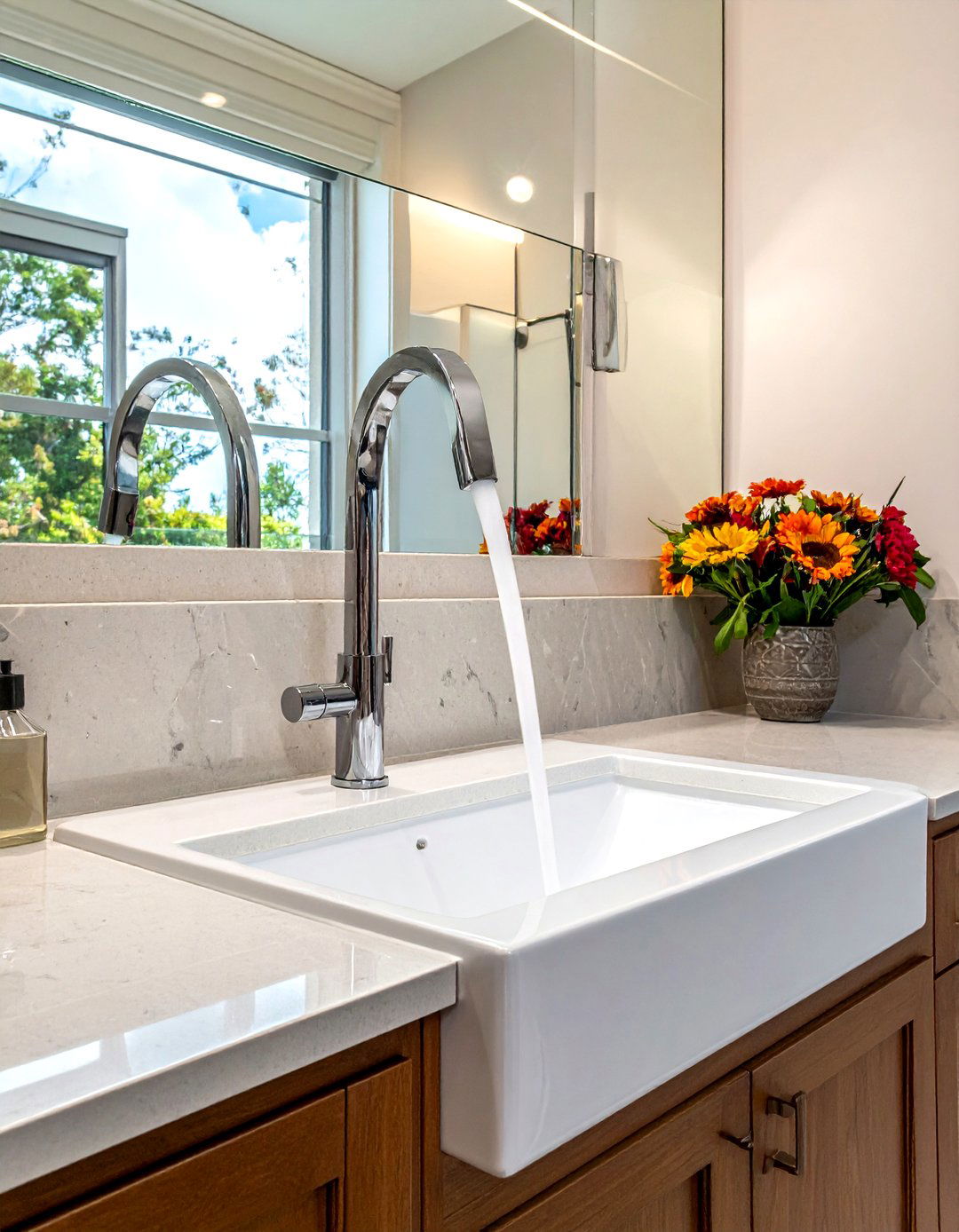 High Arc Waterfall Faucet - 30 waterfall faucet ideas