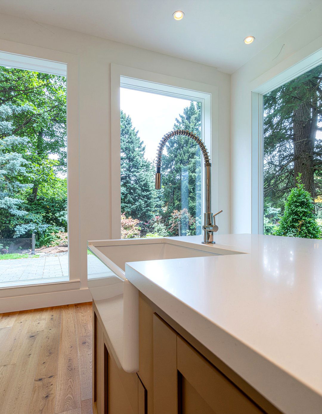 High Arch Bridge Faucet - 30 bridge kitchen faucet ideas