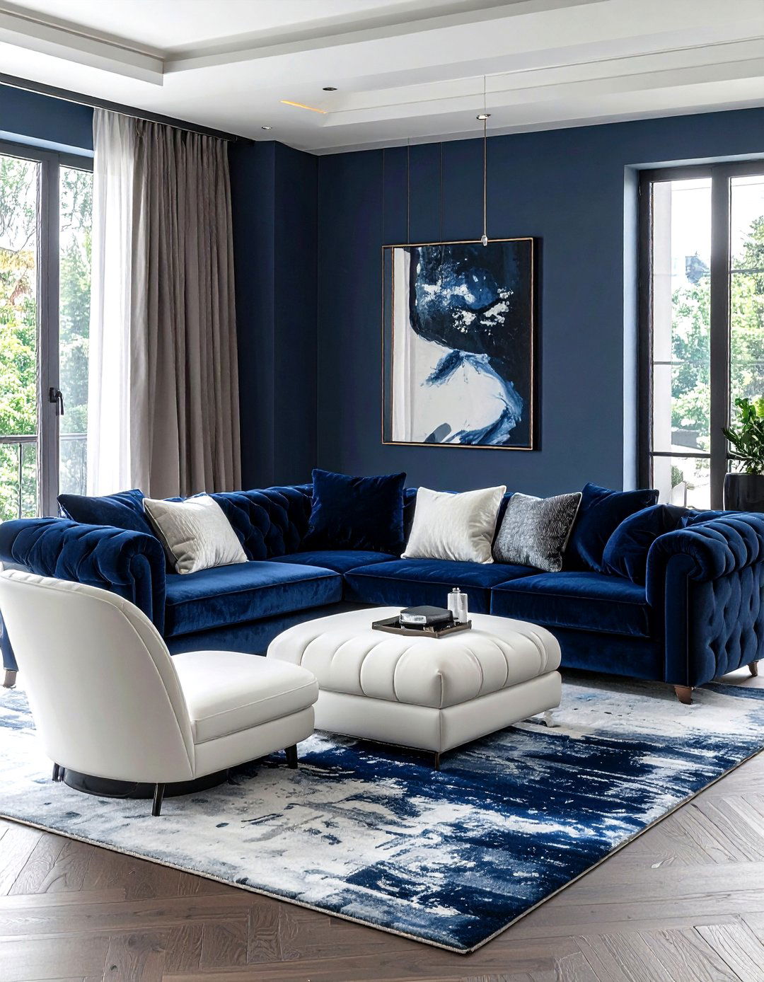 High Back Sofa With Low Chairs - 30 living room sofa and chairs ideas