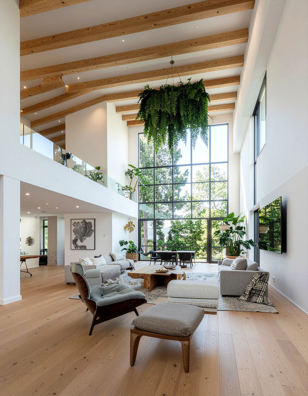 High Ceiling Architecture - 30 dramatic living room ideas