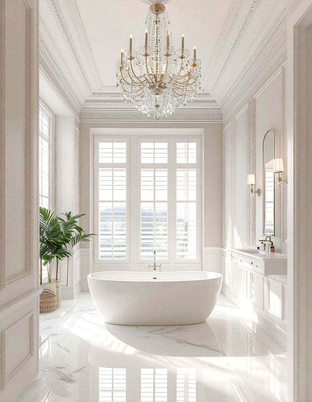 High Ceiling Bathroom - 30 Victorian bathroom ideas