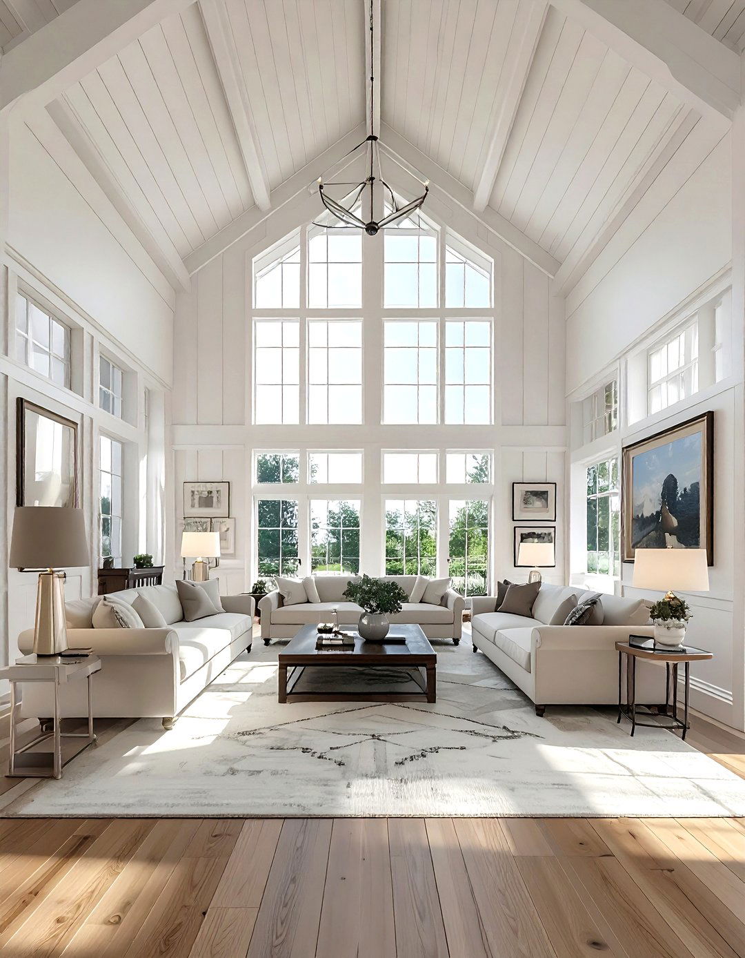 High Ceiling Board And Batten - 30 living room board and batten ideas