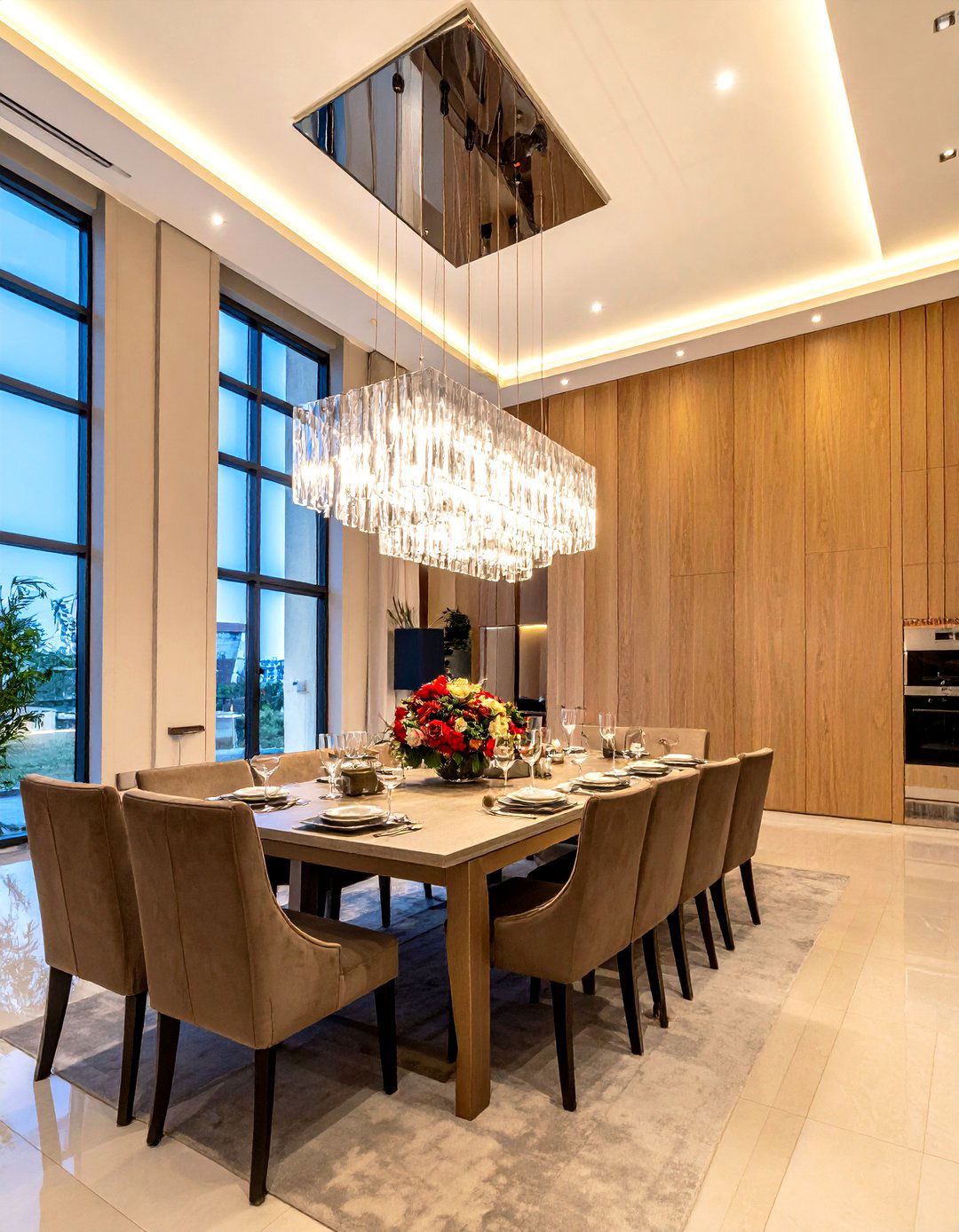 High Ceiling Dining - 30 sophisticated dining room ideas