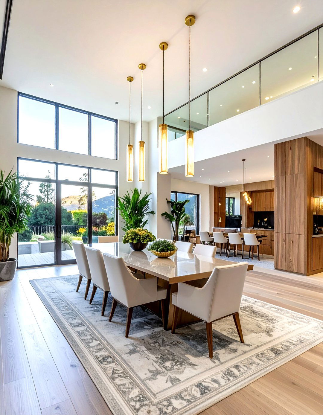 High Ceiling Dining Room - 30 Napa Valley dining room ideas