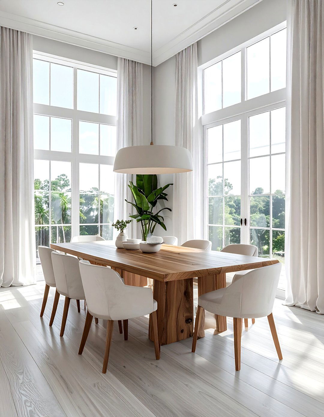 High Ceiling Dining Room - 30 Brazilian dining room ideas