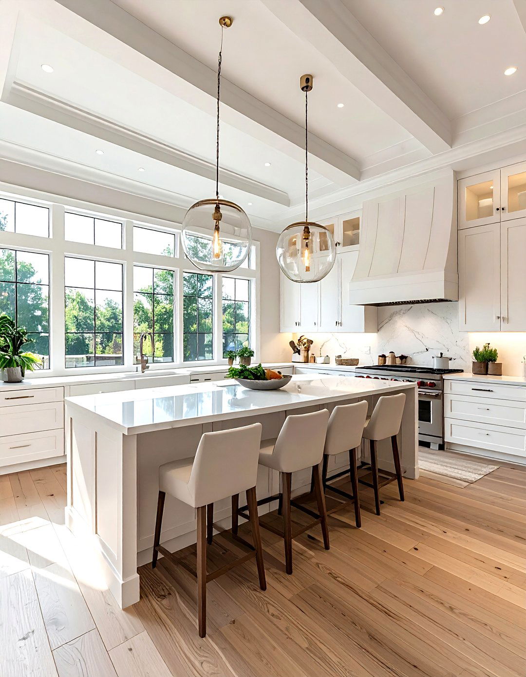 High Ceiling Kitchen Design - 30 serene kitchen ideas