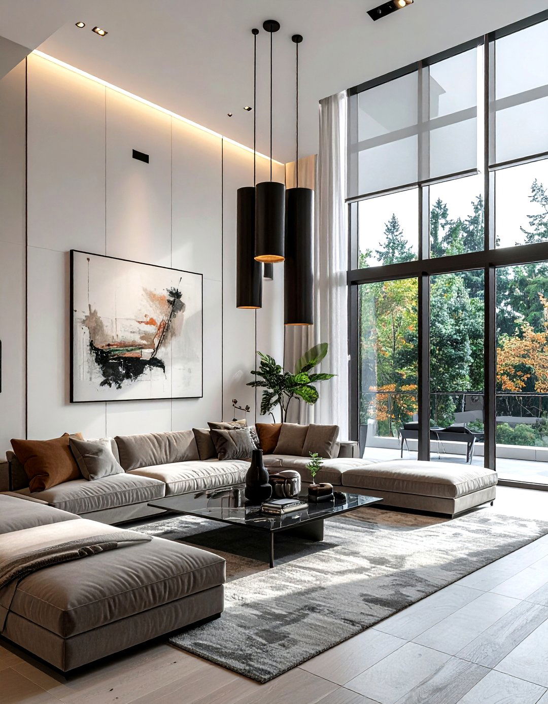 High Ceiling Living Room Sconce - 30 living room sconce ideas