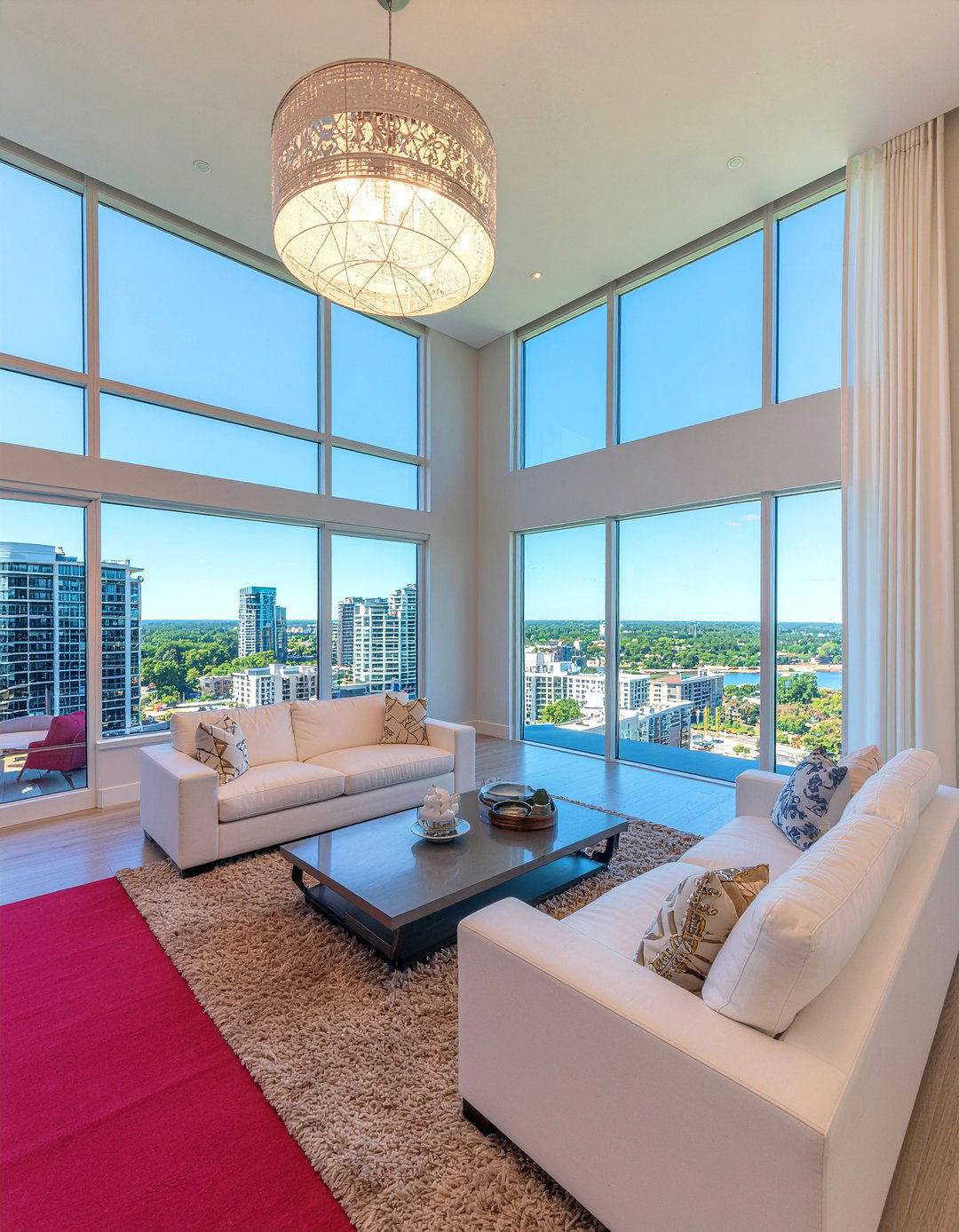 High Ceiling Open Living Space - 30 open plan living room ideas