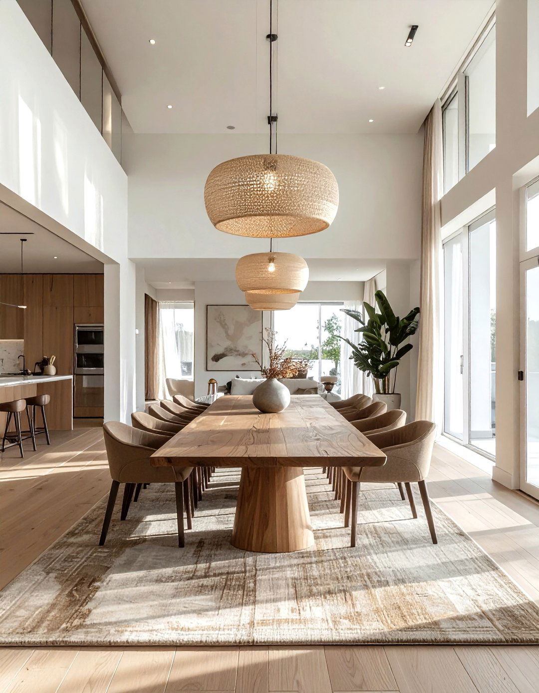 High Ceiling Open Plan Dining Room - 30 South African dining room ideas