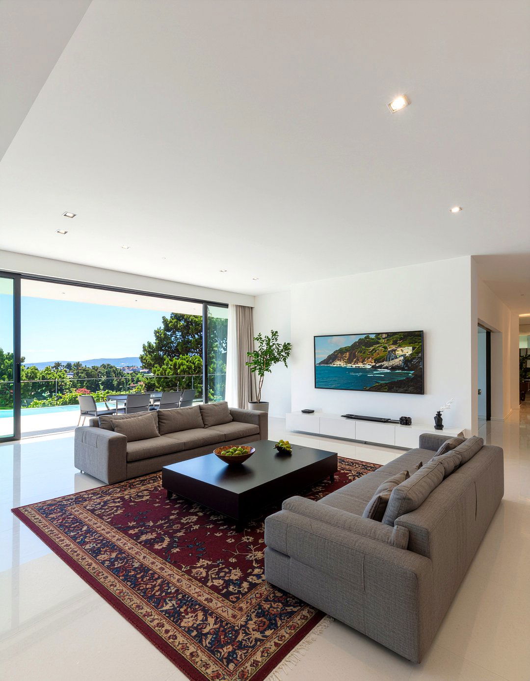 High Ceiling Tray - 30 living room tray ceiling ideas