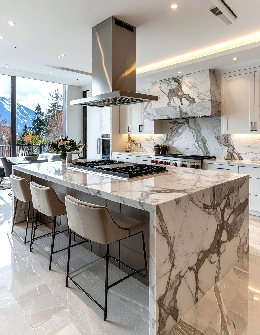 High End Gas Cooktop Island - 30 gas cooktop kitchen ideas