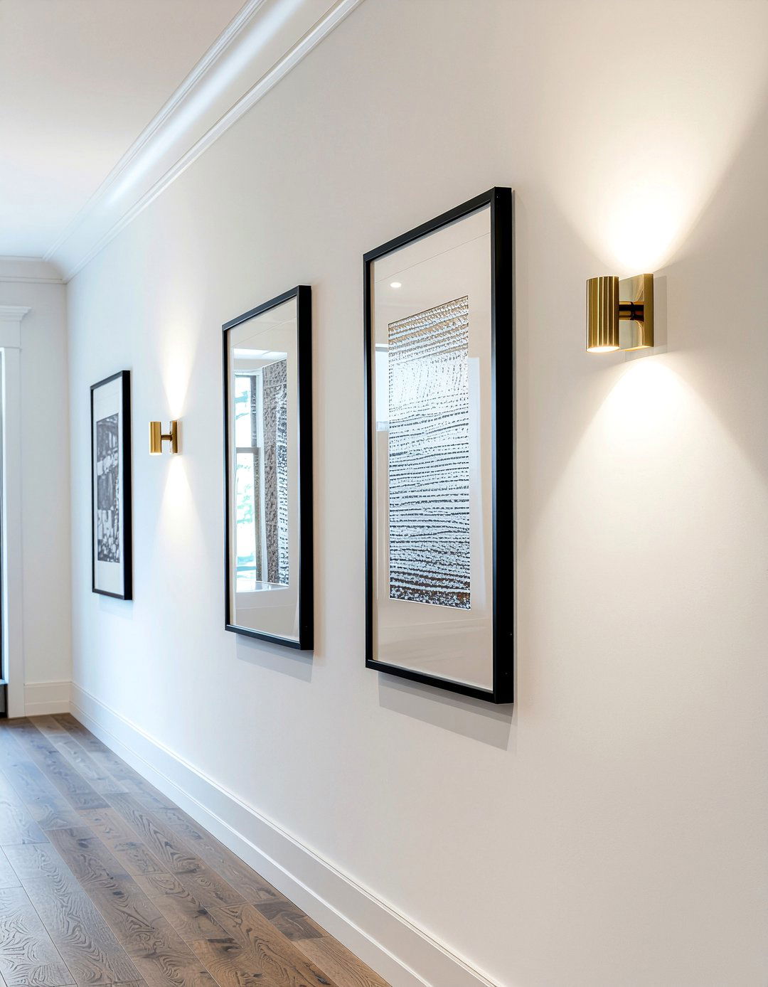 High End Sconces With Gallery Wall - 30 dining room high-low mixing ideas