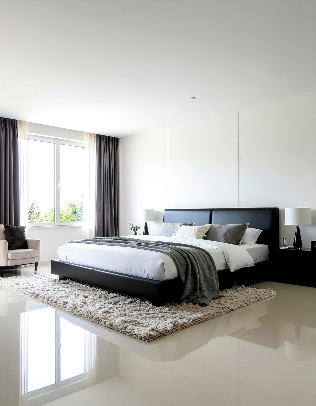High Gloss Bedroom - 30 modern glam bedroom ideas