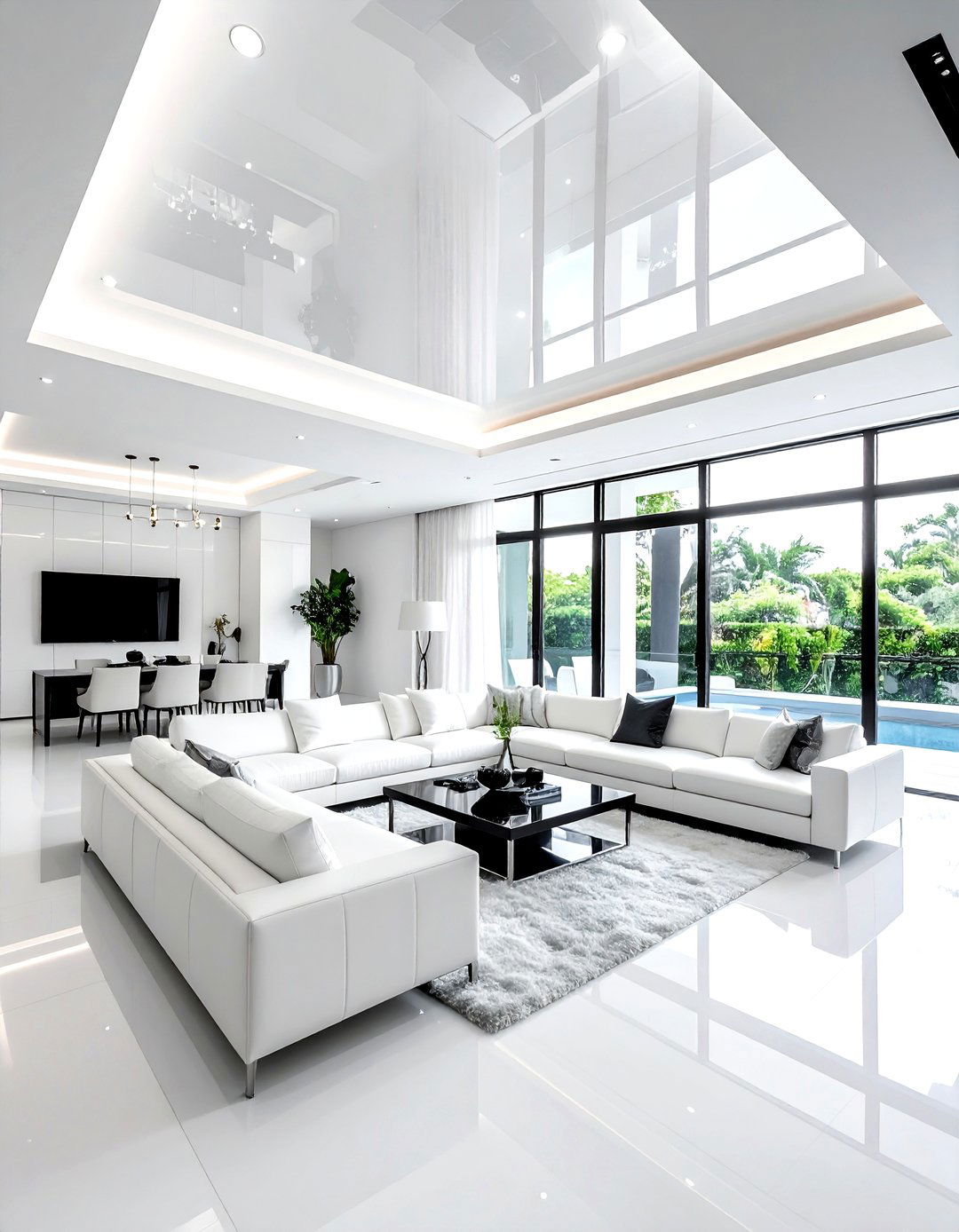 30 Unique Living Room Black Ceiling Ideas for Edgy Interiors