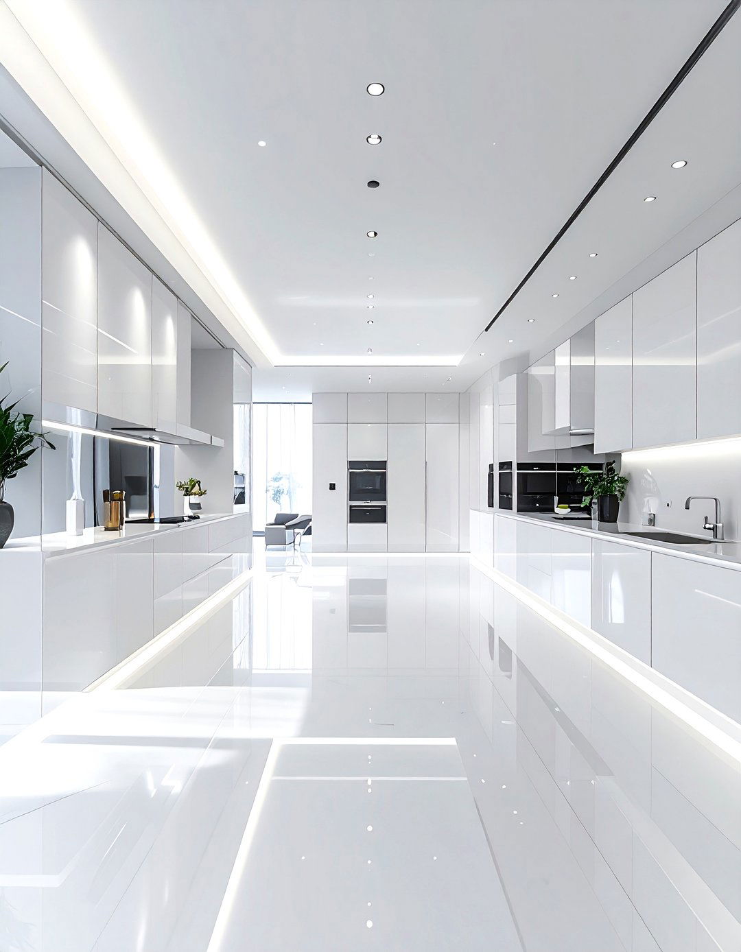High Gloss Corian - 30 Corian kitchen ideas