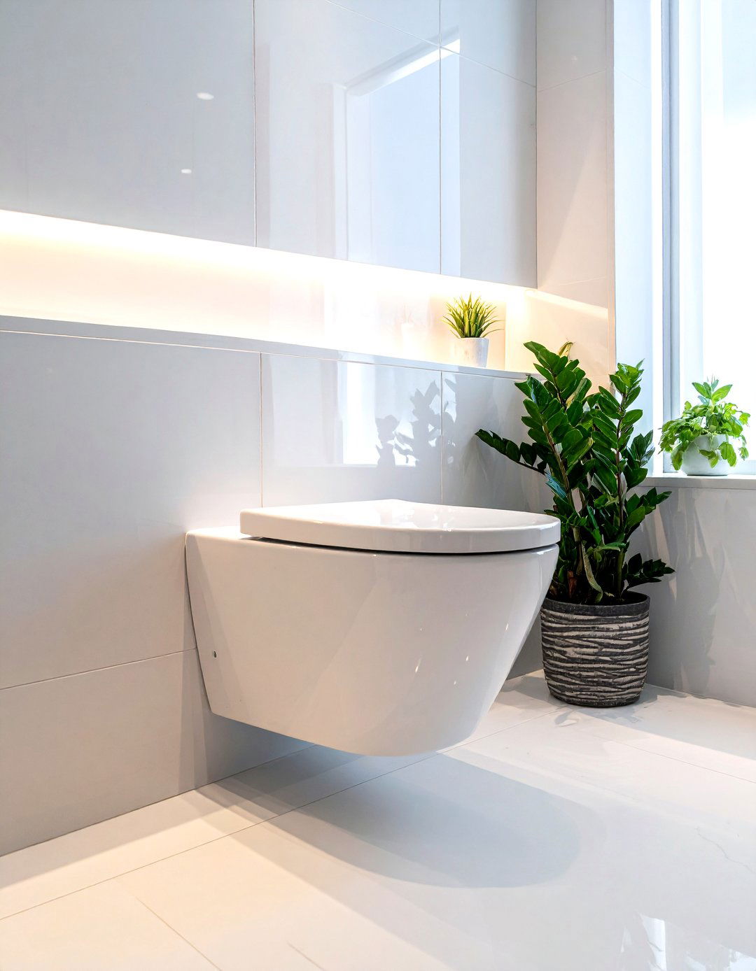 High Gloss Finish - 30 wall-hung toilet ideas