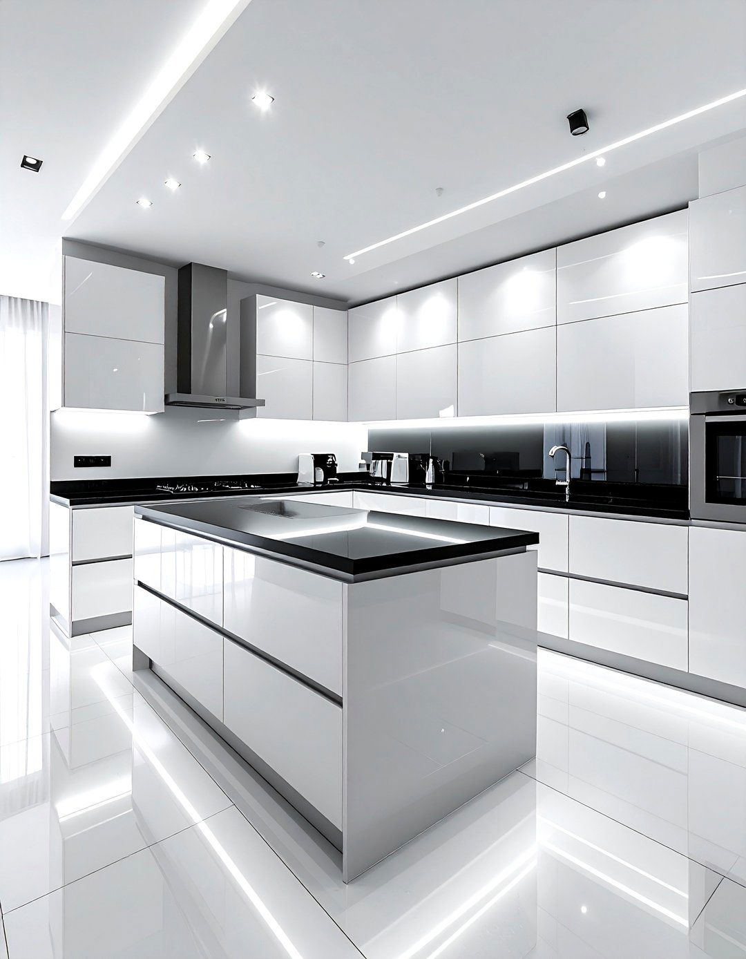High Gloss Kitchen - 30 contemporary kitchen ideas