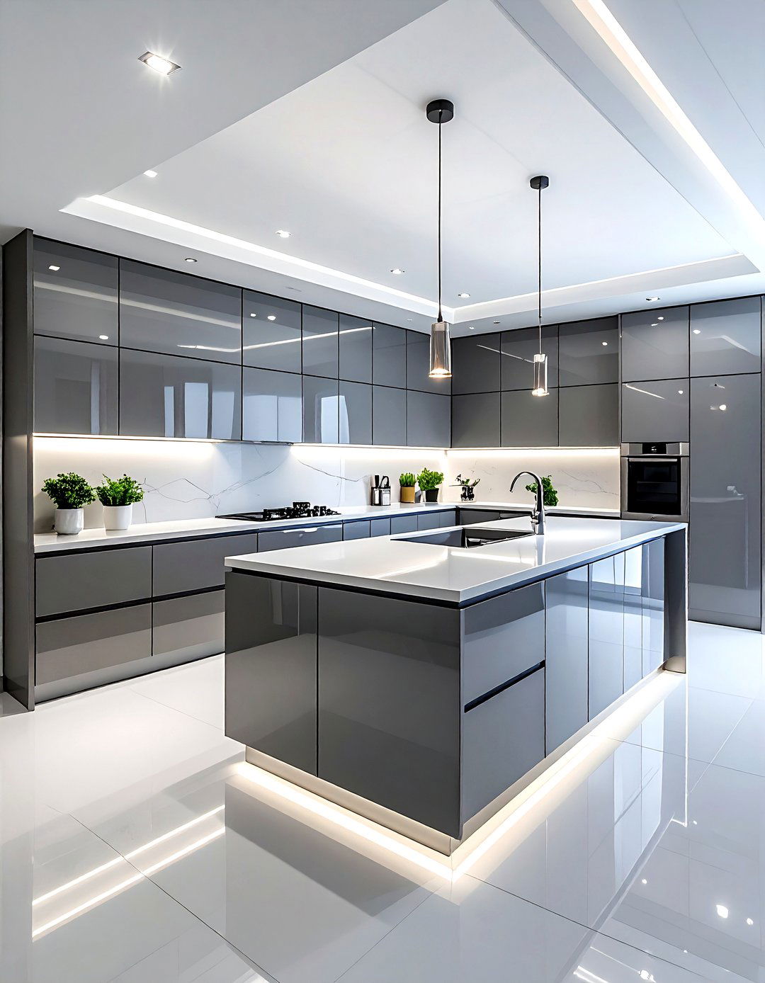 High Gloss Kitchen - 30 perfect kitchen ideas