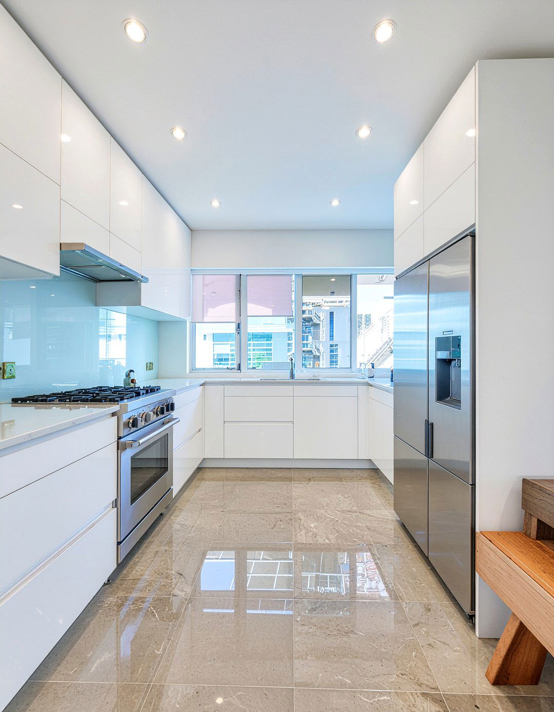 High Gloss Kitchen Cabinets - 30 glam kitchen ideas