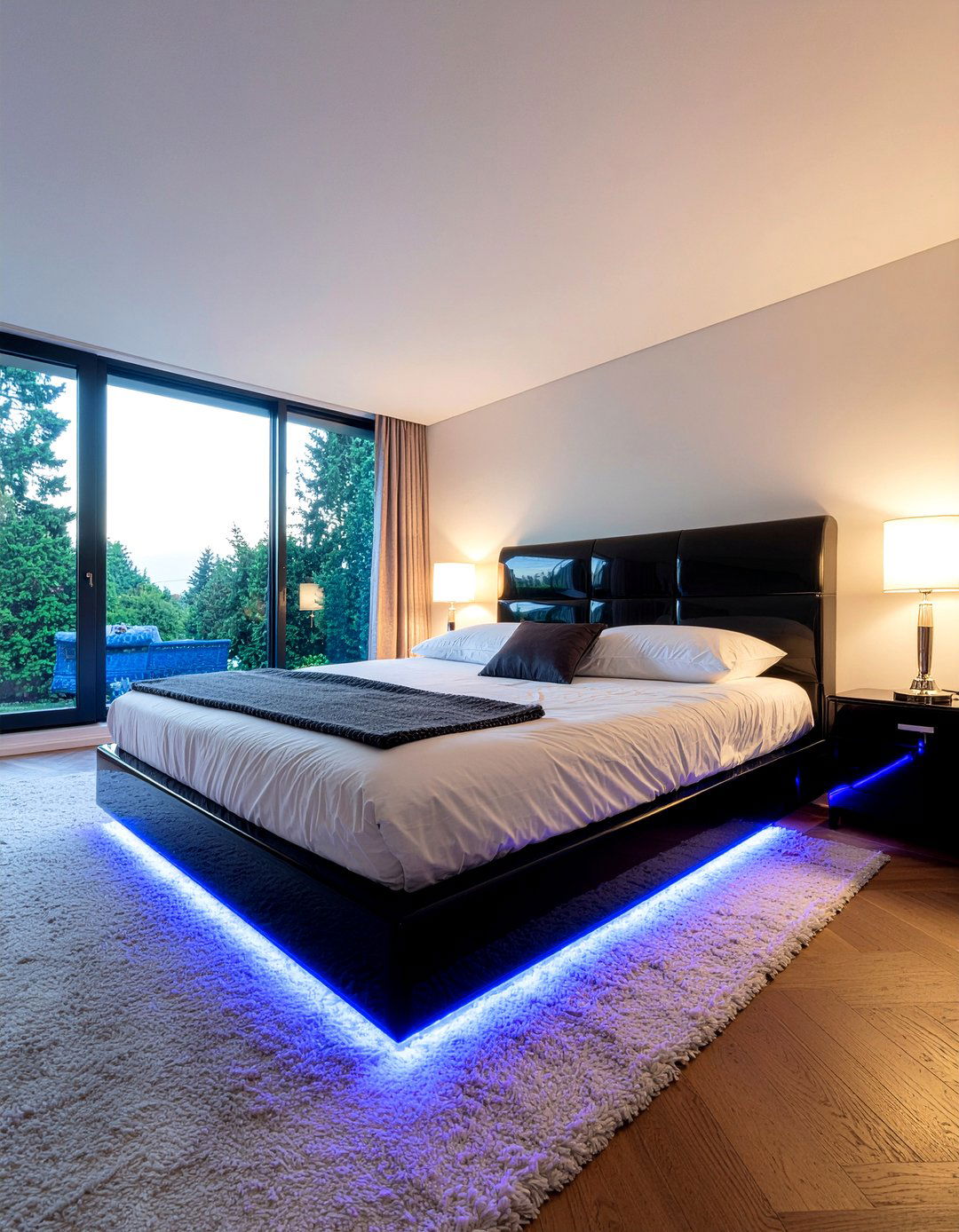 High Gloss Modern Bedroom Set - 30 bedroom sets