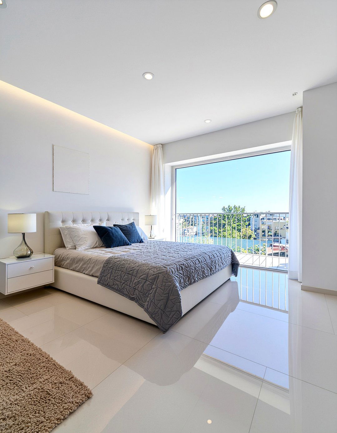 High Gloss Porcelain - 30 bedroom tile designs