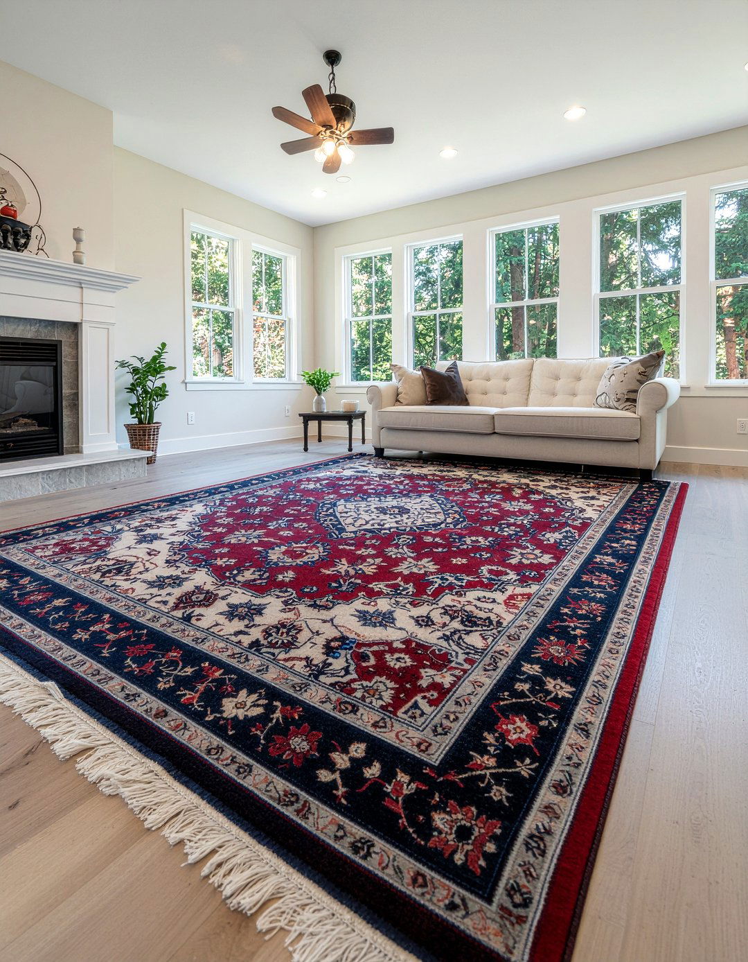 High Pile Oriental Rug - 30 living room oriental rugs
