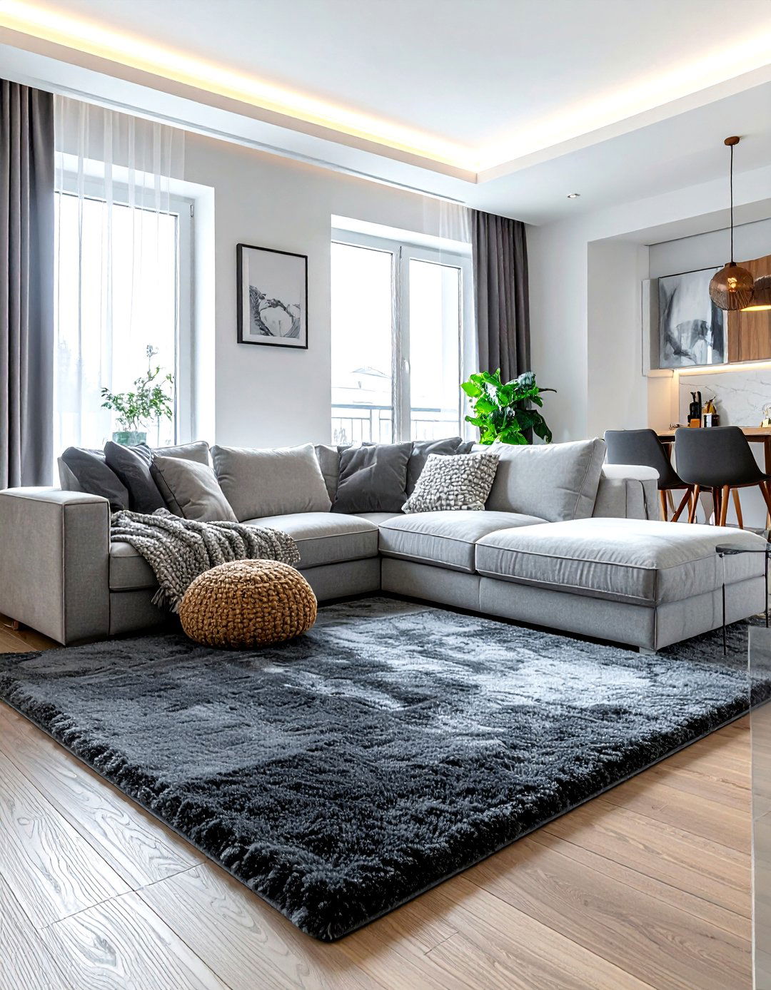 High Pile Rug - 30 area rug ideas